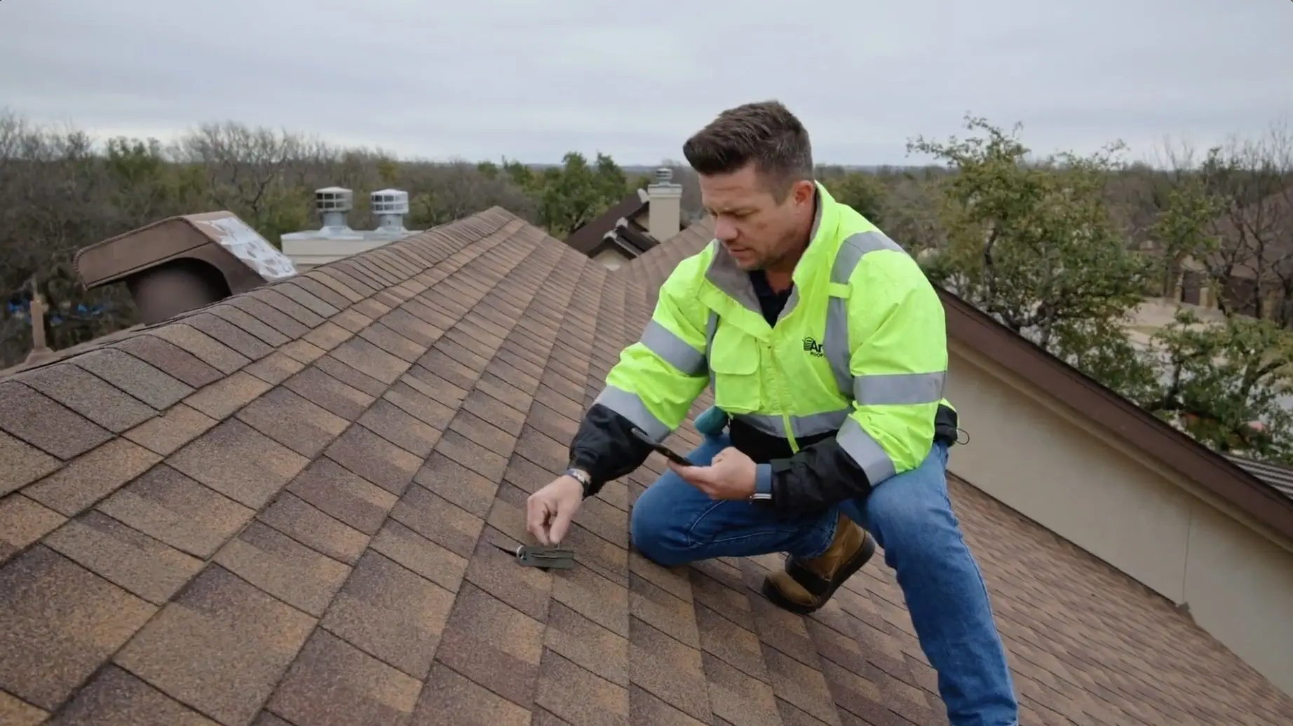 Roof repair in Pflugerville