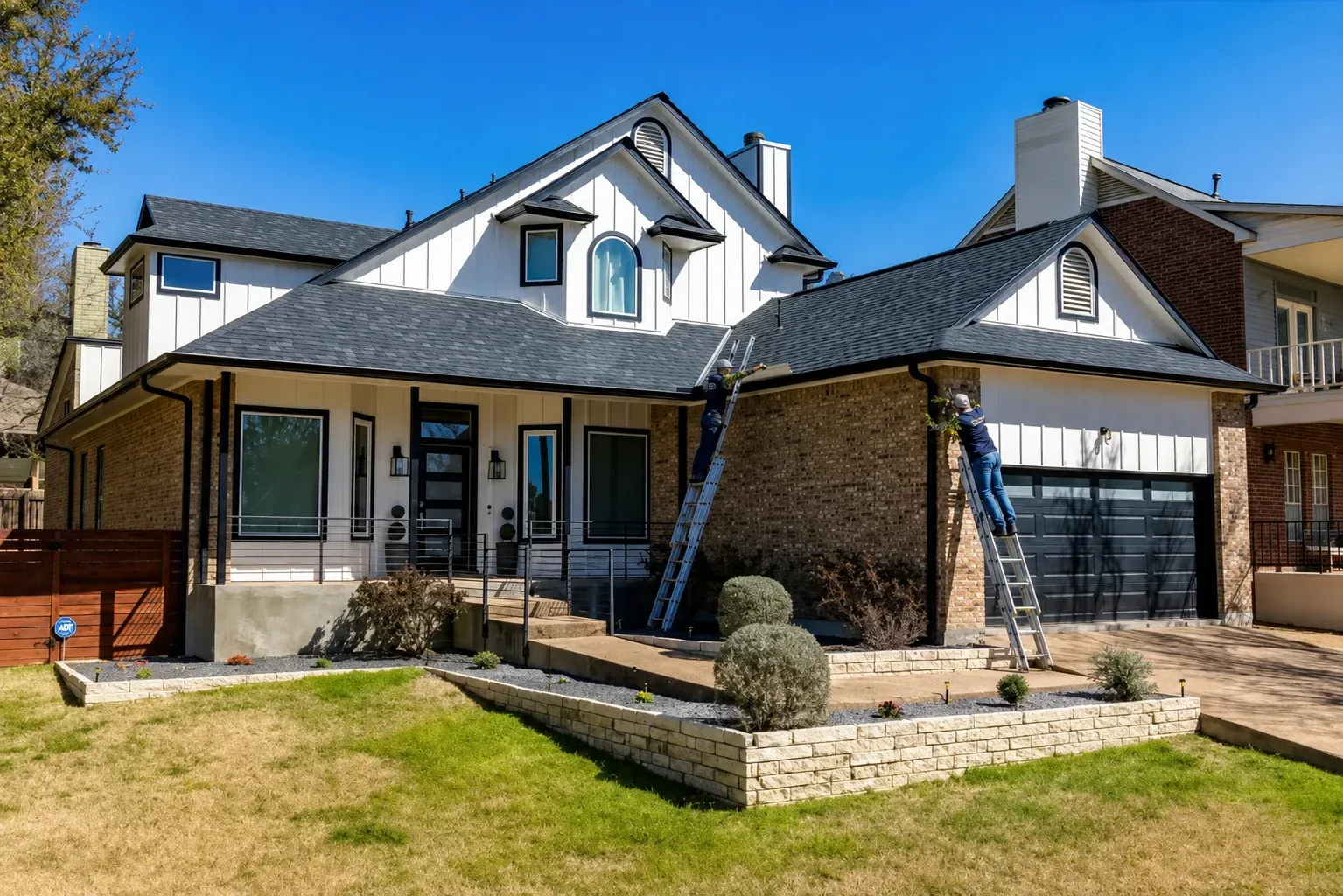 Seamless gutters, one of the upgrades ArkBuild surfaces