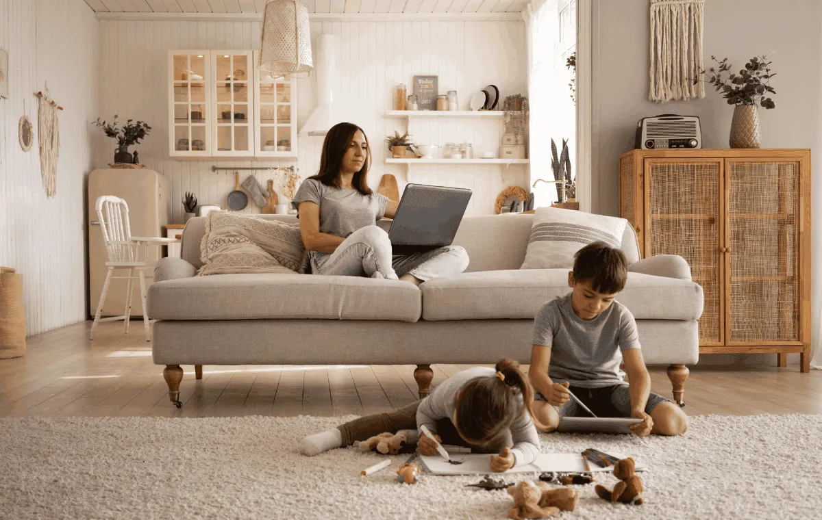 A homeowner comparing roof options from home