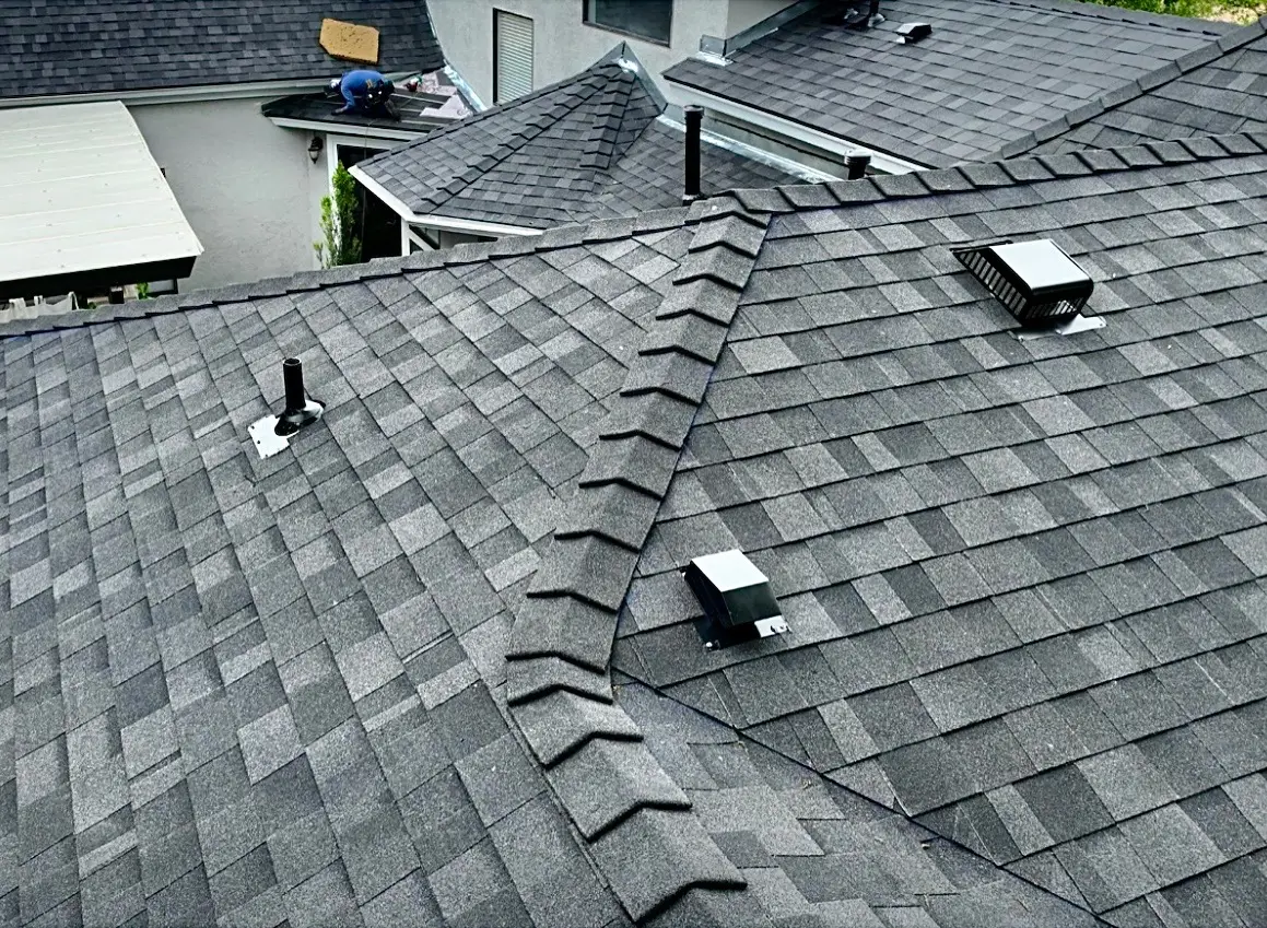 Impact-resistant Owens Corning Duration STORM shingles on a roof