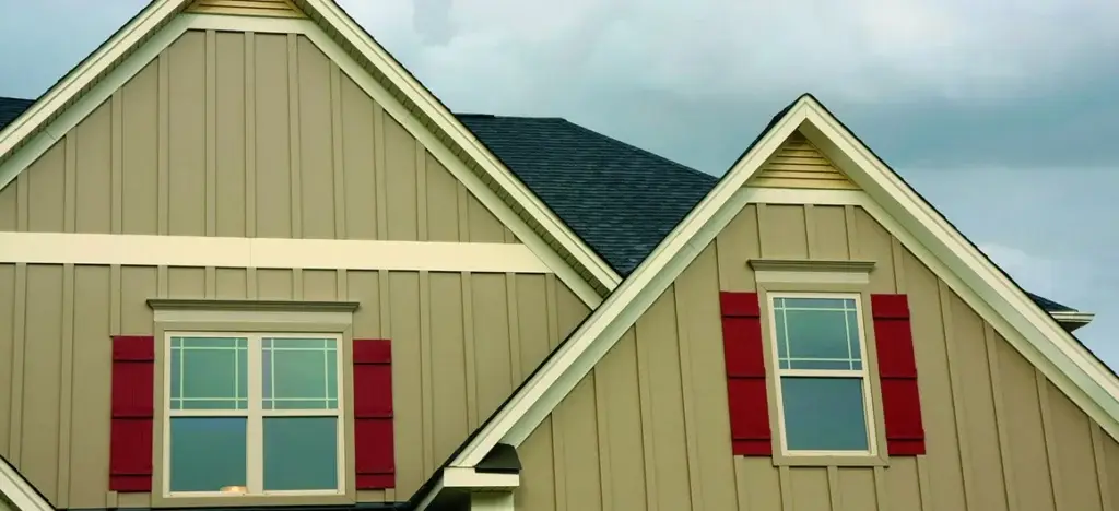 Hardie panel vertical siding on a Pflugerville home