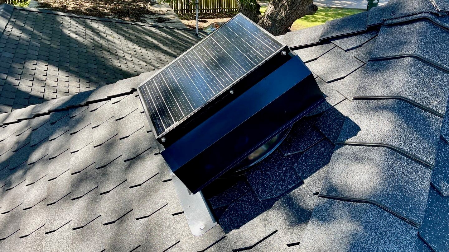 Balanced attic ventilation system installation