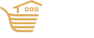 ark roofer logo white